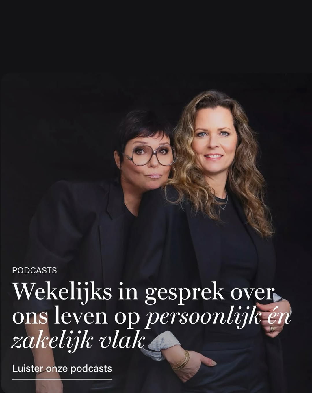 In Zuslife balance gaan Dyanne en Amanda Beekman open in gesprek over werk, moederschap en alles daartussen.
Elke aflevering start met een cijfer voor hun eigen worklife balance, gevolgd door prikkelende stellingen, zakelijk én persoonlijk (en nee, ze zijn het lang niet altijd met elkaar eens).
Ook beantwoorden ze elke week een luisteraarsvraag.
Luister nu via de link in bio.

#zuslifebalance #podcast #worklifebalance #zakenvrouwen #vrouwelijkeondernemers #persoonlijkegroei #dyanneguide #fashion #interior #beauty #travel #inside #DYANNE #spotify #podcasttip